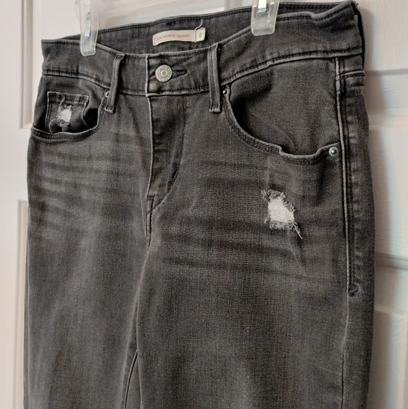 Levi's stretch mid rise skinny jeans - Picture 6 of 10